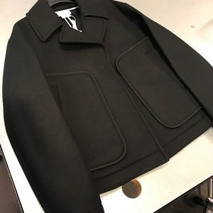 New DKNY Oversize Wool Jacket - BLK